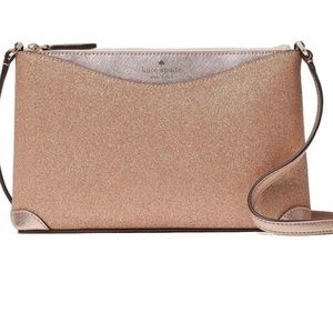kate spade purse handbag crossbody Shimmy glitter